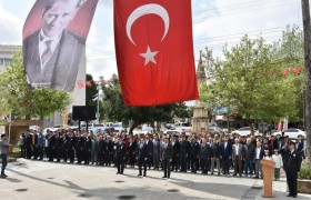 İlçemizde, Türk Polis Teşkilatımızın 179. Kuruluş Yıldönümü Töreni Düzenlendi